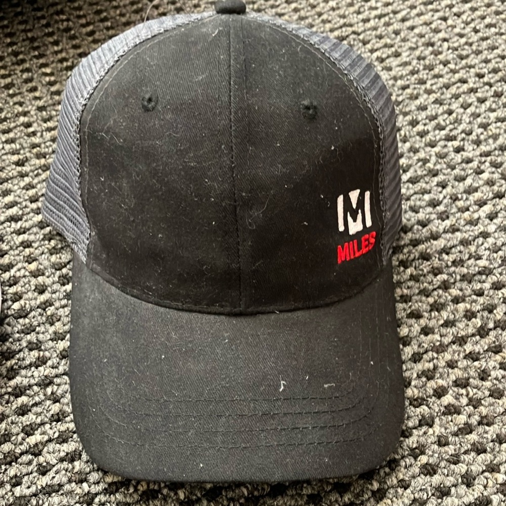 Black and Gray Trucker Hat